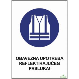 Obavezna upotreba reflektirajućeg prsluka