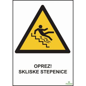 Oprez! Skliske stepenice OP-106