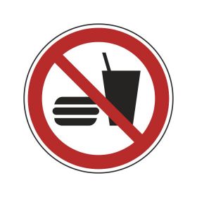 Zabranjeno konzumirati hranu i piće!-piktogram
