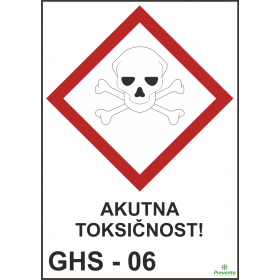 GHS - 06 Akutna toksičnost